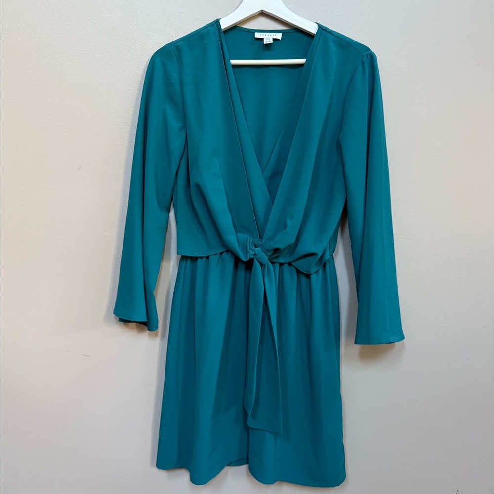 Topshop Teal Dress
